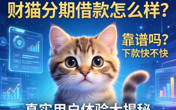 财猫分期借款怎么样？靠谱吗？下款快不快？真实用户体验大揭秘