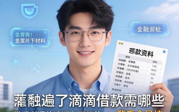 我翻遍了滴滴借款需要哪些资料和材料，发现所谓的逾期必下款的app背后全是坑