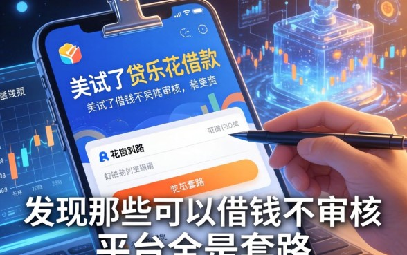 我试了贷乐花借款，发现那些可以借钱不用审核的平台全是套路