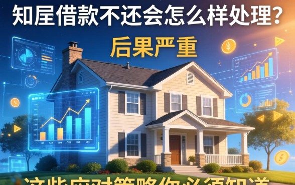 房屋借款不还会怎么样处理？后果严重吗？这些应对策略你必须知道