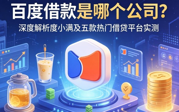 百度借款是哪个公司的？深度解析度小满及五款热门借贷平台实测