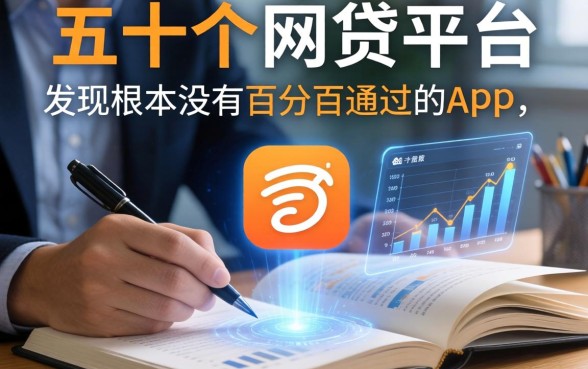 我翻了五十个网贷平台，发现根本没有百分百通过的app，但这些细节能救急
