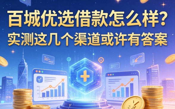 百城优选借款怎么样？实测这几个渠道或许有答案