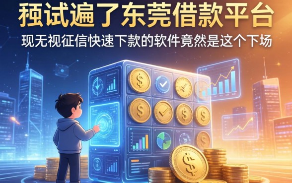 我试遍了东莞借款平台，发现无视征信快速下款的软件竟然是这个下场