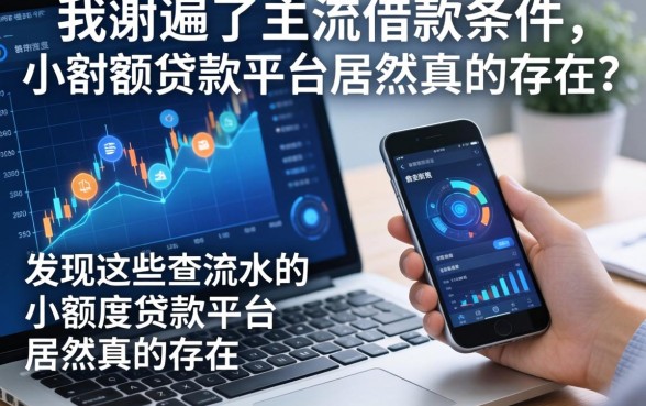 我翻遍了主流借款条件，发现这些不查流水的小额度贷款平台居然真的存在
