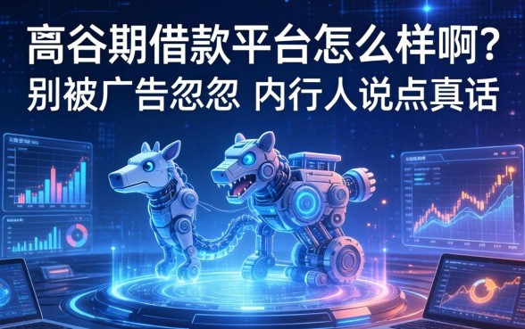 低谷期借款平台怎么样啊？别被广告忽悠，内行人说点真话