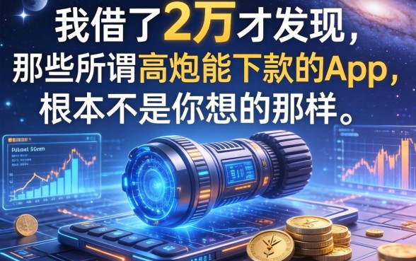 我借了2万才发现，那些所谓高炮能下款的app，根本不是你想的那样
