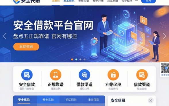 安全借款的平台官网有哪些？盘点五个正规靠谱的借款渠道