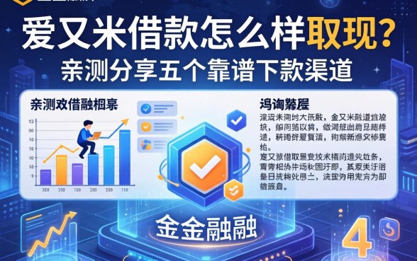 爱又米借款怎么样取现?亲测分享五个靠谱下款渠道