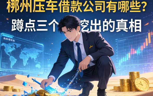 郴州压车借款公司有哪些？我蹲点三个月挖出的真相
