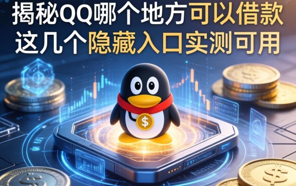 揭秘qq哪个地方可以借款，这几个隐藏入口实测可用