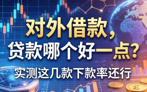 对外借款和贷款哪个好一点？实测这几款下款率还行