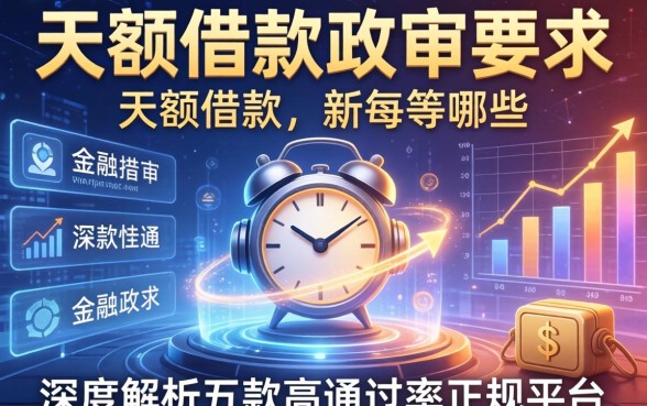 大额借款政审要求有哪些？深度解析五款高通过率正规平台