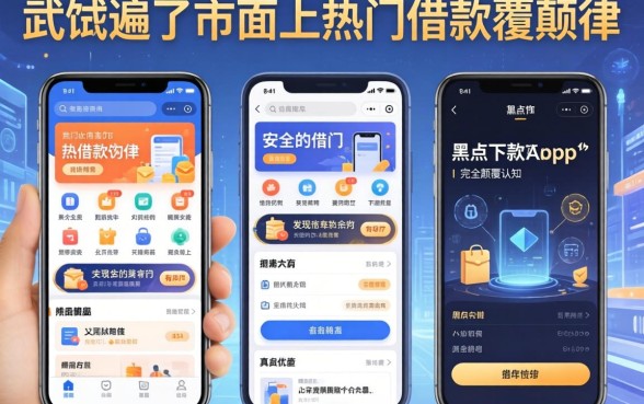 我试遍了市面上热门的借款软件，发现安全的借款app有哪些和黑户下款app的真相完全颠覆认知