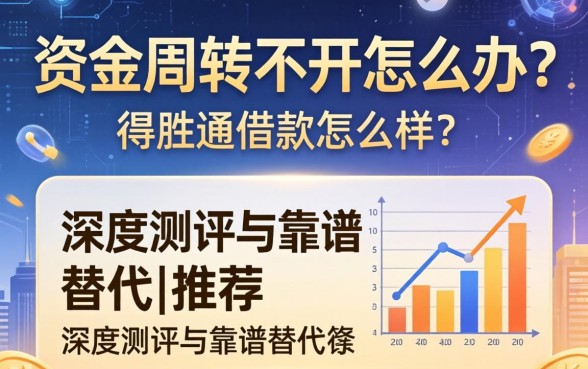 资金周转不开怎么办？得胜通借款怎么样？深度测评与靠谱替代推荐