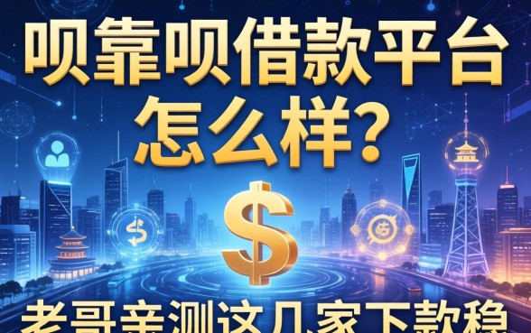 呗靠呗借款平台怎么样？老哥亲测这几家下款稳