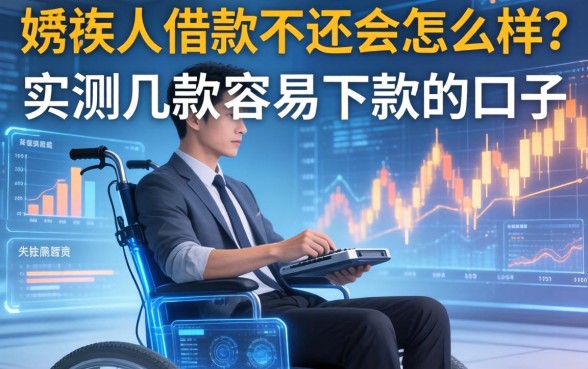 残疾人借款不还会怎么样？实测几款容易下款的口子