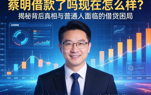 蔡明借款了吗现在怎么样？揭秘背后真相与普通人面临的借贷困局