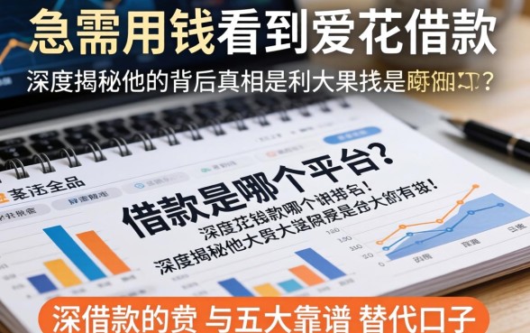 急需用钱看到爱花借款是哪个平台的？深度揭秘其背后真相与五大靠谱替代口子