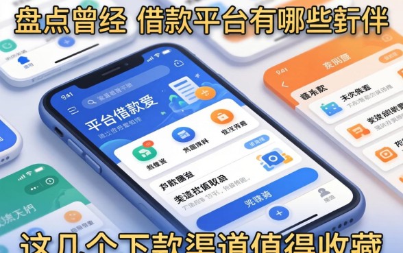 盘点曾经的借款平台有哪些软件，这几个下款渠道值得收藏