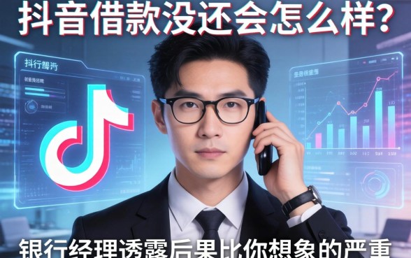 抖音借款没还会怎么样？银行经理透露后果比你想象的严重