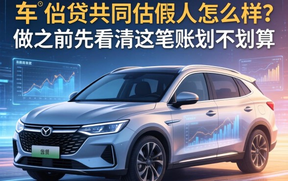 车贷共同借款人怎么样？做之前先看清这笔账划不划算