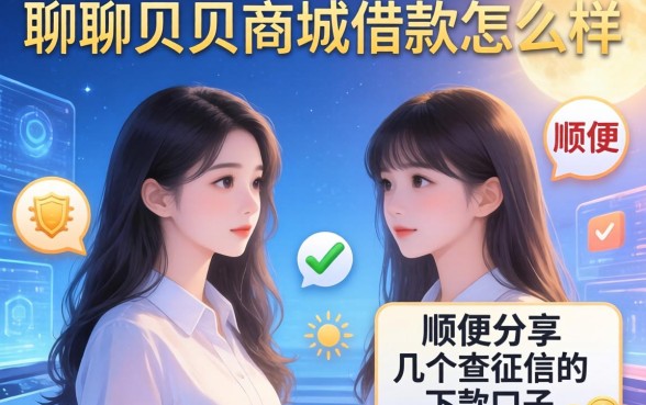 聊聊贝贝商城借款怎么样，顺便分享几个不查征信的下款口子