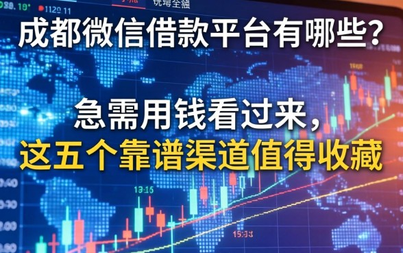 成都微信借款平台有哪些?急需用钱看过来,这五个靠谱渠道值得收藏