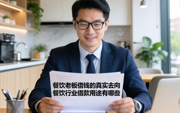 餐饮老板借钱的真实去向：餐饮行业借款用途有哪些