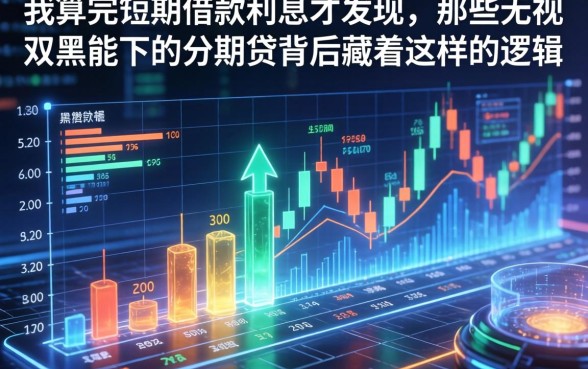 我算完短期借款利息才发现，那些无视双黑能下的分期贷背后藏着这样的逻辑