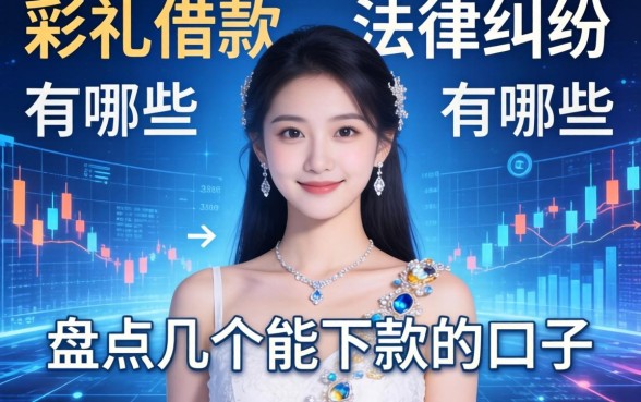 彩礼借款的法律纠纷有哪些？盘点几个能下款的口子