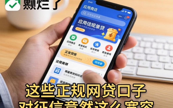 我翻烂了手机应用商店，发现这些正规网贷口子对征信竟然这么宽容