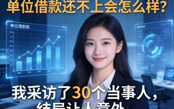 单位借款还不上会怎么样？我采访了30个当事人，结局让人意外