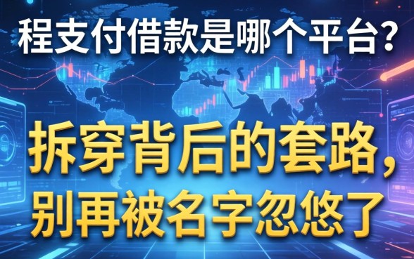 程支付借款是哪个平台？拆穿背后的套路，别再被名字忽悠了