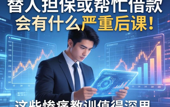 替人担保或帮忙借款会有什么严重后果？这些惨痛教训值得深思