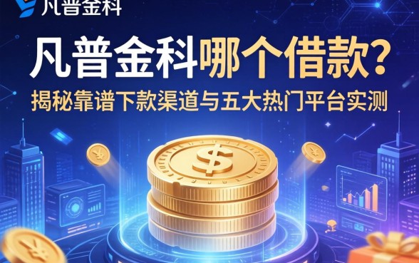 凡普金科是哪个借款？揭秘靠谱下款渠道与五大热门平台实测