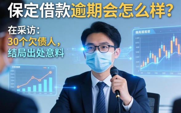 保定借款逾期会怎么样？我采访了30个欠债人，结局出乎意料