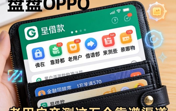 盘点OPPO钱包里的借款都有哪些app，老用户亲测这五个靠谱渠道