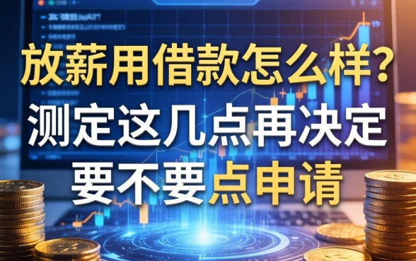 放薪用借款怎么样？测完这几点再决定要不要点申请
