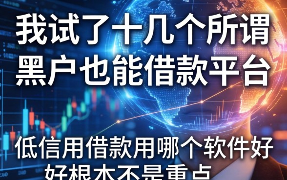 我试了十几个所谓黑户也能借款的平台，发现低信用借款用哪个软件好根本不是重点