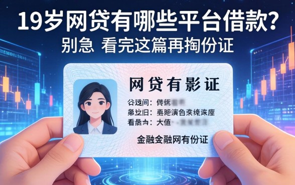19岁的网贷有哪些平台可以借款？别急，看完这篇再掏身份证