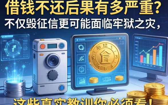 借钱不还后果有多严重？不仅毁征信更可能面临牢狱之灾，这些真实教训你必须看！