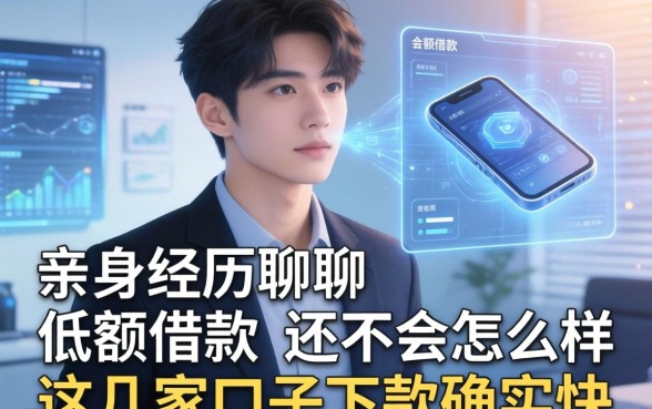 亲身经历聊聊低额借款不还会怎么样，这几家口子下款确实快