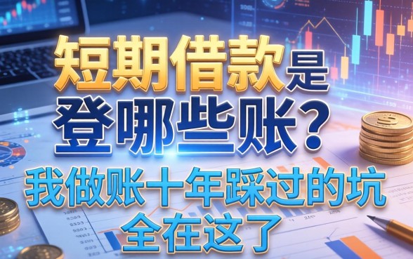 短期借款是登哪些账的？我做账十年踩过的坑全在这了