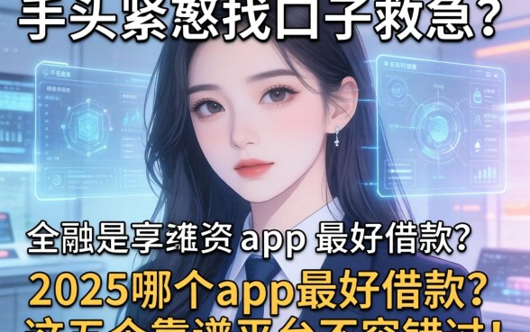 手头紧想找口子救急？2025哪个app最好借款？这五个靠谱平台不容错过！