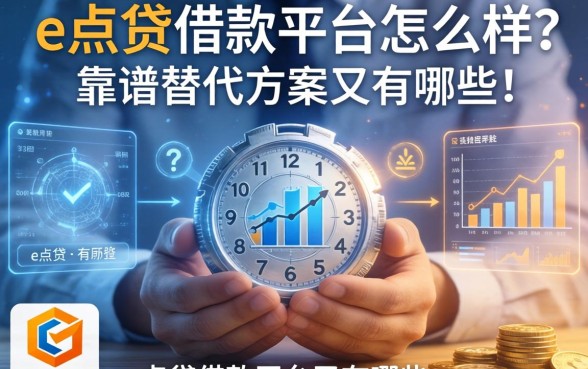 急需用钱时手足无措？e点贷借款平台怎么样，靠谱替代方案又有哪些？