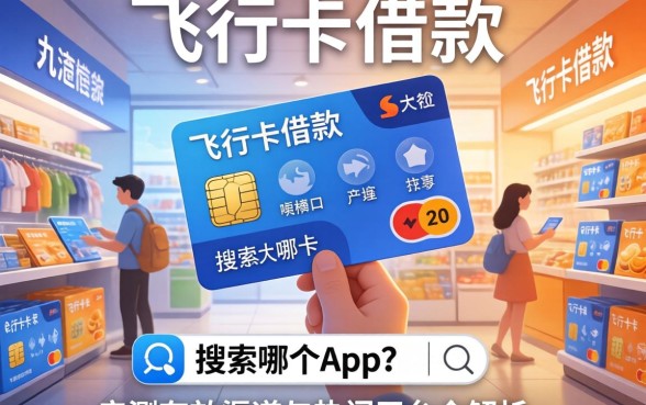 飞行卡借款在商店搜哪个app？亲测有效渠道与热门平台全解析