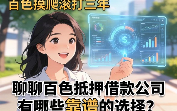 在百色摸爬滚打三年，聊聊百色抵押借款公司有哪些靠谱的选择