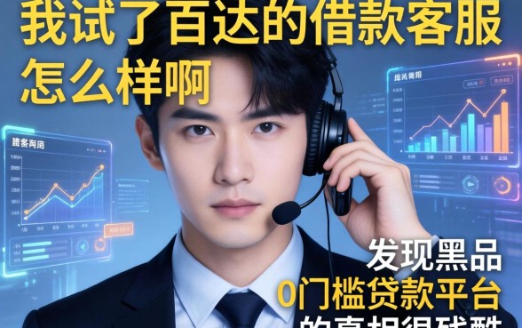 我试了百达的借款客服怎么样啊，发现黑户0门槛贷款平台的真相很残酷
