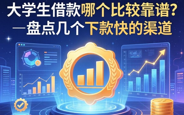 大学生借款哪个比较靠谱？盘点几个下款快的渠道
